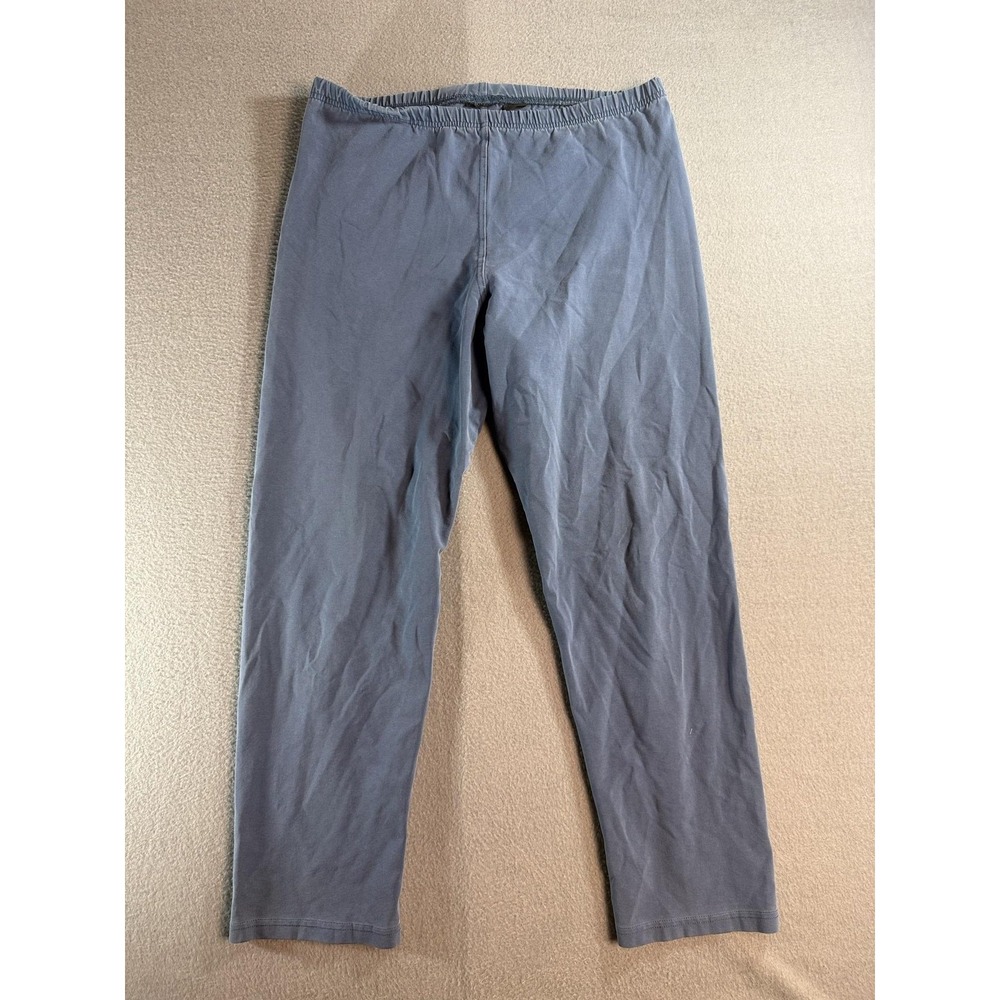 VTG PrAna Sweatpants Mens 32 Blue Jersey Elastic Waist Slim Straight Stretch